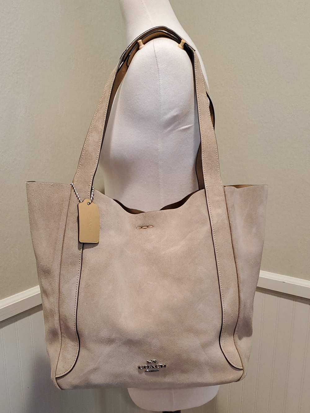 Coach Suede Hadley Tote